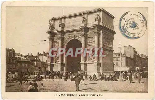 Cartes postales Marseille porte d'Aix