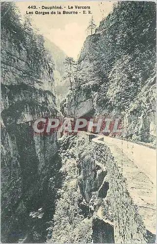 Ansichtskarte AK Dauphine le Vercors les gorges de la Bourne