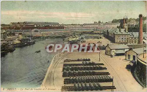 Ansichtskarte AK Brest le Port de Guerre et l'Arsenal  Bateaux