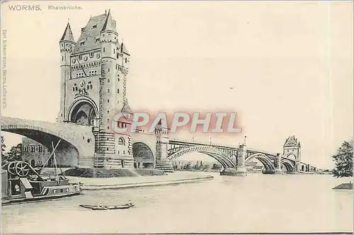 Cartes postales Worms Rheinbrucke