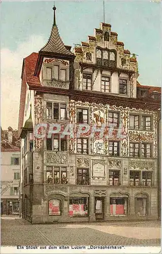 Cartes postales Ein Stuok aus dem alten Luzern Dornacherhaus Luzern
