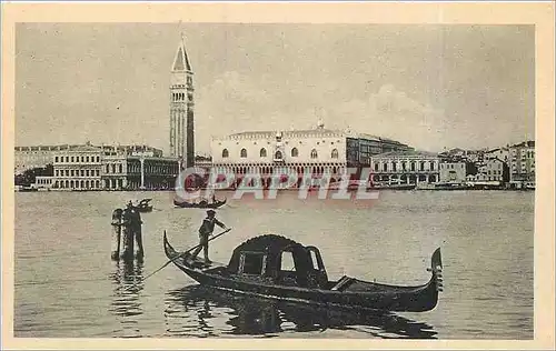 Cartes postales Venezia Pal Ducale a Riva Schiavoni dal mare