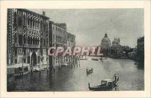 Ansichtskarte AK Venezia canal grande Palazzo Franchetti e Chiesa della Salute