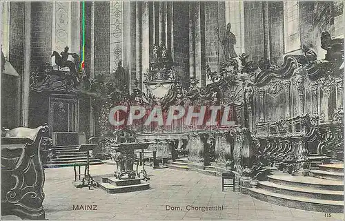 Cartes postales Mainz Dom Chorgestuhl