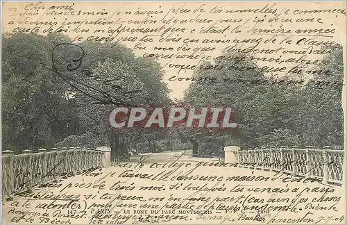 Cartes postales Paris le pont du parc Montsouris