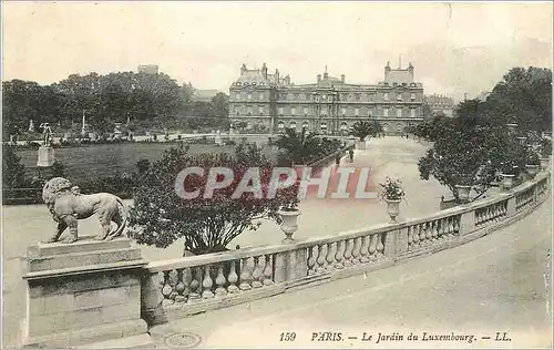 Ansichtskarte AK Paris Le Jardin du Luxembourg Lion