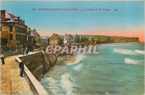 Cartes postales Arromanches les Bains la Digue et la plage