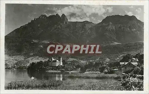 Cartes postales Annecy Hte Savoie les dents de Lanfan et le chateau de Duingt