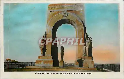 Ansichtskarte AK Marseille le monument aux morts de l'armee d'orient