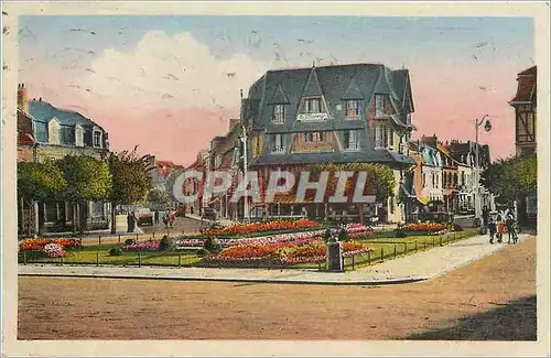 Cartes postales Deauville la plage fleurie place Marny