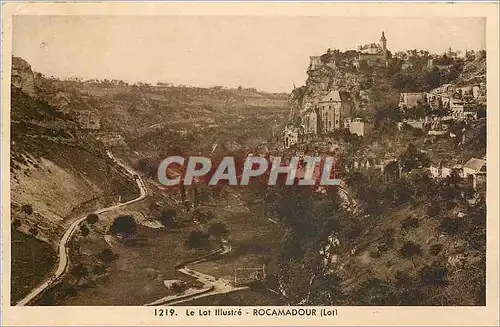 Ansichtskarte AK Le Lot illustree Rocamadour Lot