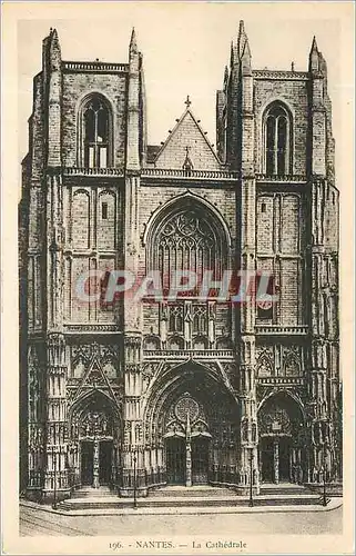 Cartes postales Nantes la cathedrale