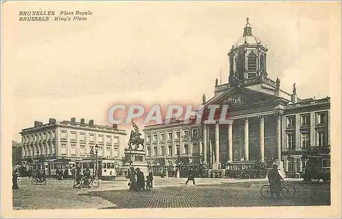 Cartes postales Bruxelles place royale