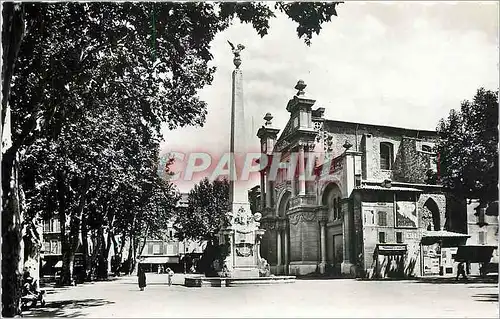 Cartes postales moderne Aix en Provence la palce du Marche et l'Eglise de la Madeleine