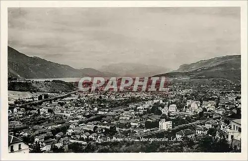 Moderne Karte Aix les bains vue generale le lac