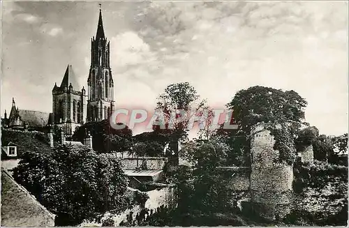 Cartes postales moderne Senlis Oise ruines de l'ancien chateau et la catehdrale