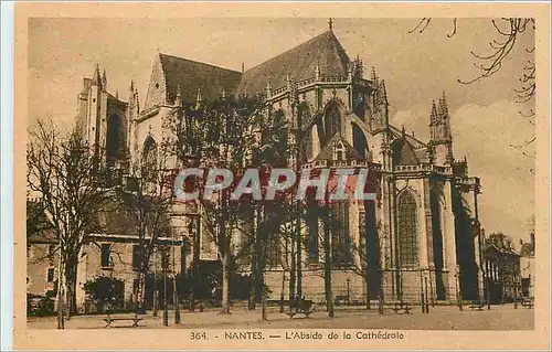 Ansichtskarte AK Nantes l'abside de la cathedrale