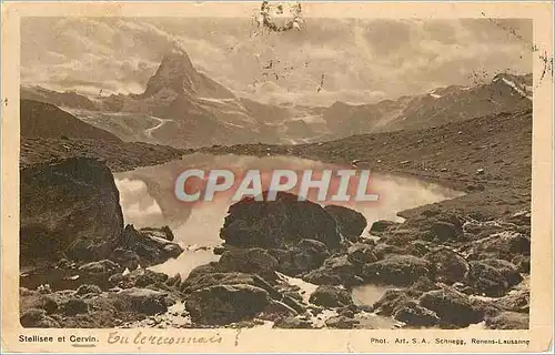 Cartes postales Stellisee et Cervin