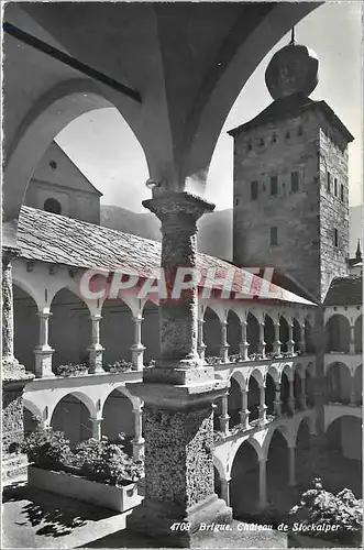Cartes postales Brigue Chateau de Stockalper