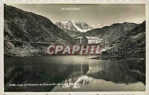 Cartes postales Lac et Hospice du Grand St Bernard