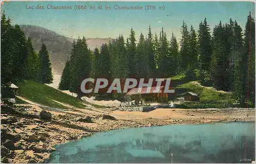 Cartes postales Lac des Chavonnes et les Chamossaire