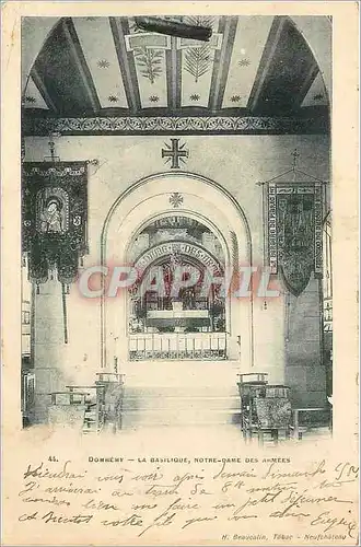Cartes postales Domremy la basilique Notre Dame des Armees