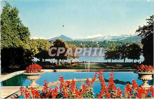 Cartes postales moderne Le Mont Blanc vu de Geneve