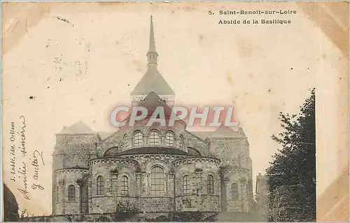 Cartes postales Saint Benoit sur Loire abside de la Basilique
