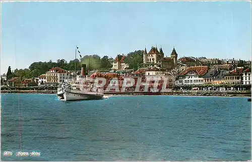 Cartes postales moderne Nyon Rive Bateau