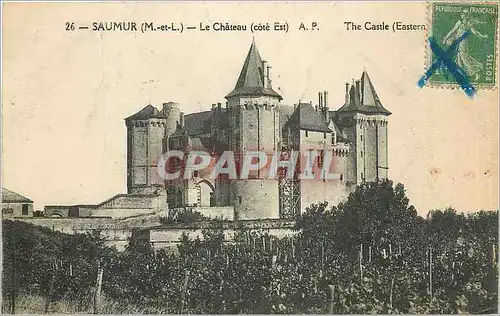 Ansichtskarte AK Saumur M et L le chateau cote est