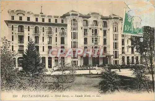 Ansichtskarte AK Fontainebleau hotel Savoy facade nord