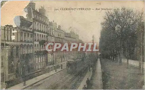 Cartes postales Clermont Ferrand rue Tramway