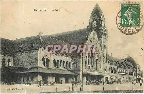 Cartes postales Metz la gare