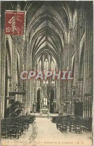 Ansichtskarte AK Bayonne H Pyr interieur de la Cathedrale