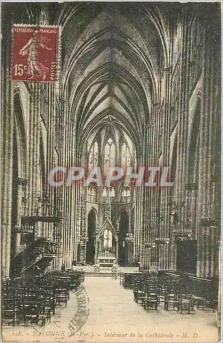 Cartes postales Bayonne H Pyr interieur de la Cathedrale