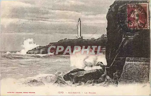Cartes postales Biarritz la phare