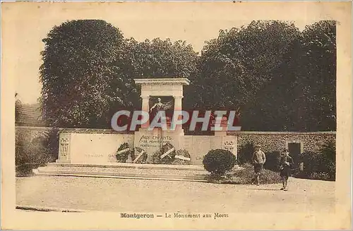 Cartes postales Montgeron le monument aux morts