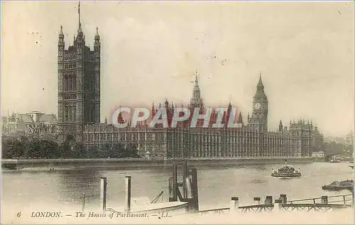 Cartes postales London the Houses of Parliament