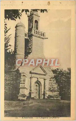 Cartes postales Excursion la chapelle St Pierre