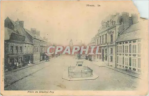 Cartes postales Ham le place du general Foy