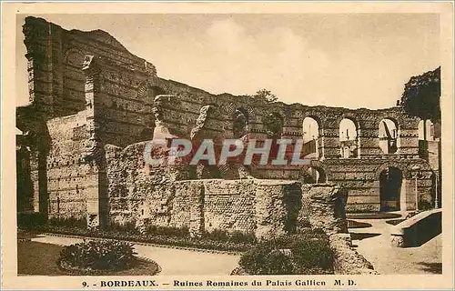 Ansichtskarte AK Bordeaux ruines Romaines du palais Gallien