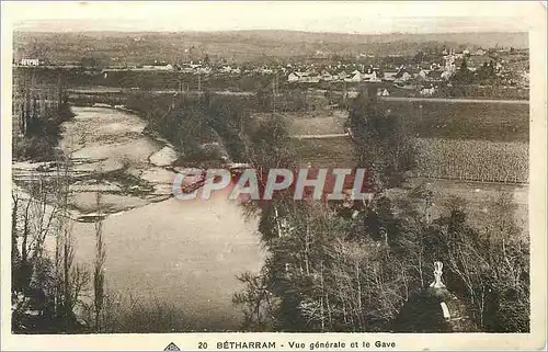 Cartes postales Betharram vue generale et le gave