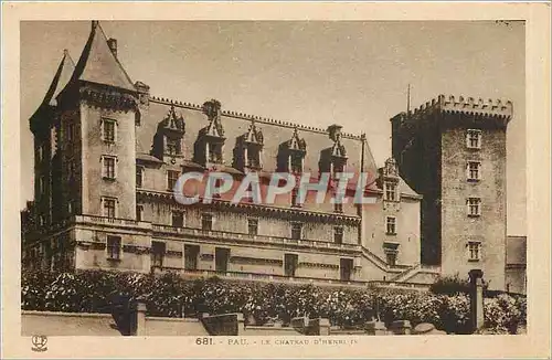 Cartes postales Pau le chateau d'Henri IV