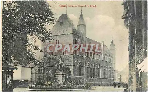 Cartes postales Gand chateau Gerard le Diable