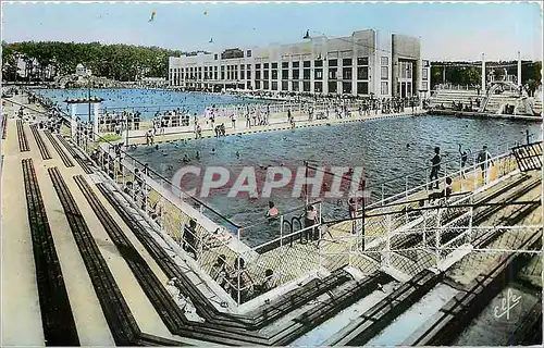 Cartes postales moderne Toulouse la ville rose grande piscine municipale vue d'ensemble des deux Bassins
