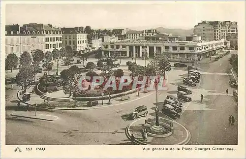 Ansichtskarte AK Pau vue generale de la Place Georges Clemenceau