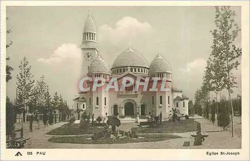 Cartes postales Pau eglise St Joseph