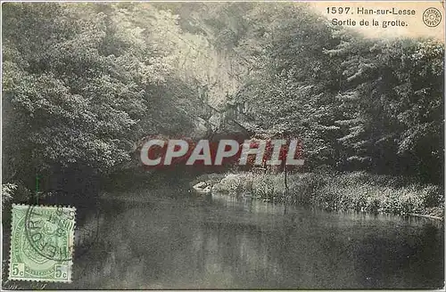 Cartes postales Han sur Lesse Sortie de la grotte