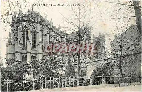 Ansichtskarte AK Montpellier abside de la Cathedrale