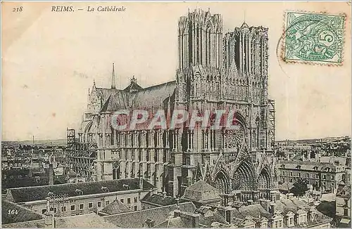 Cartes postales Reims la Cathedrale